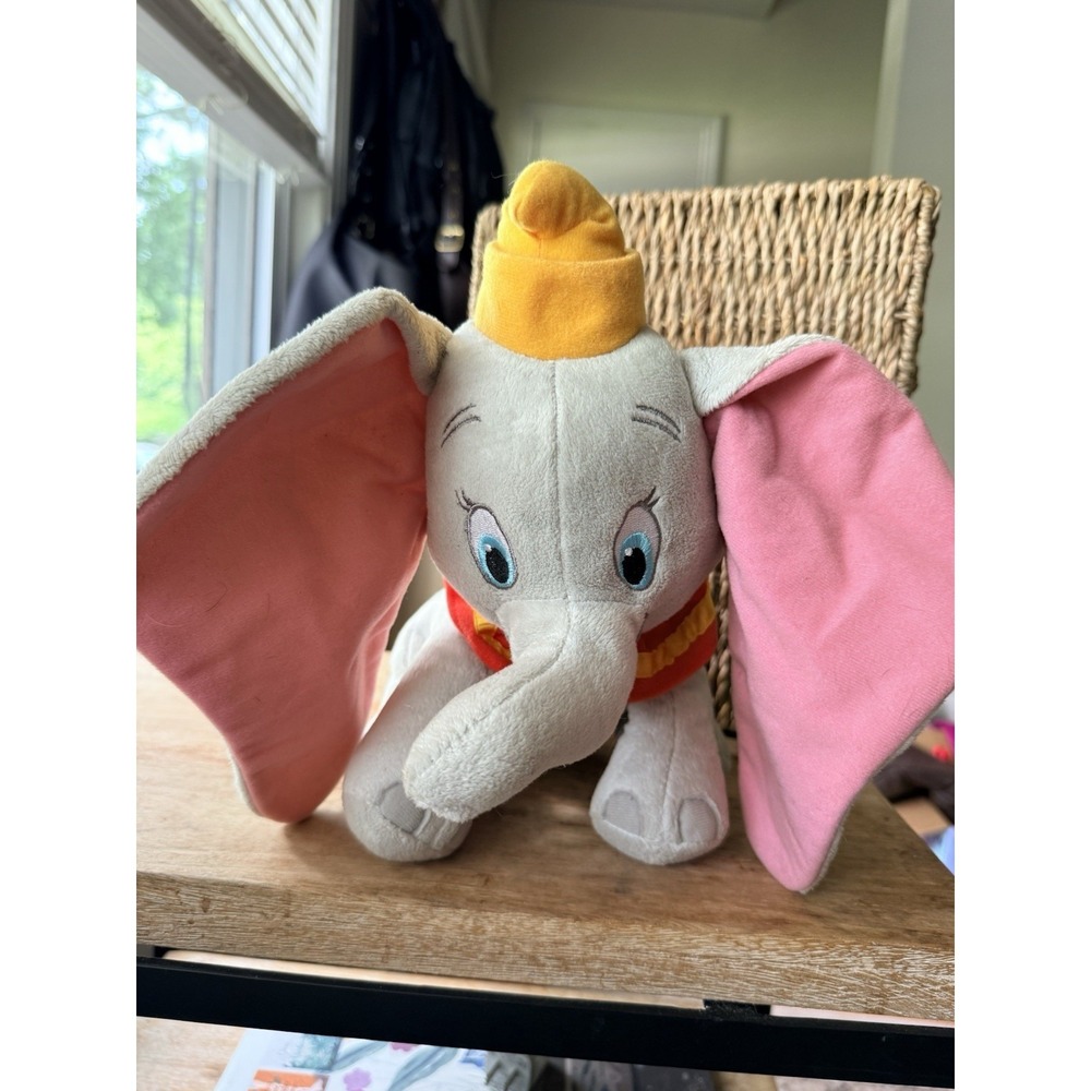 Disney Dumbo‎ Plush Elephant 14in Kohls Cares Stuffed Animal Gray Soft